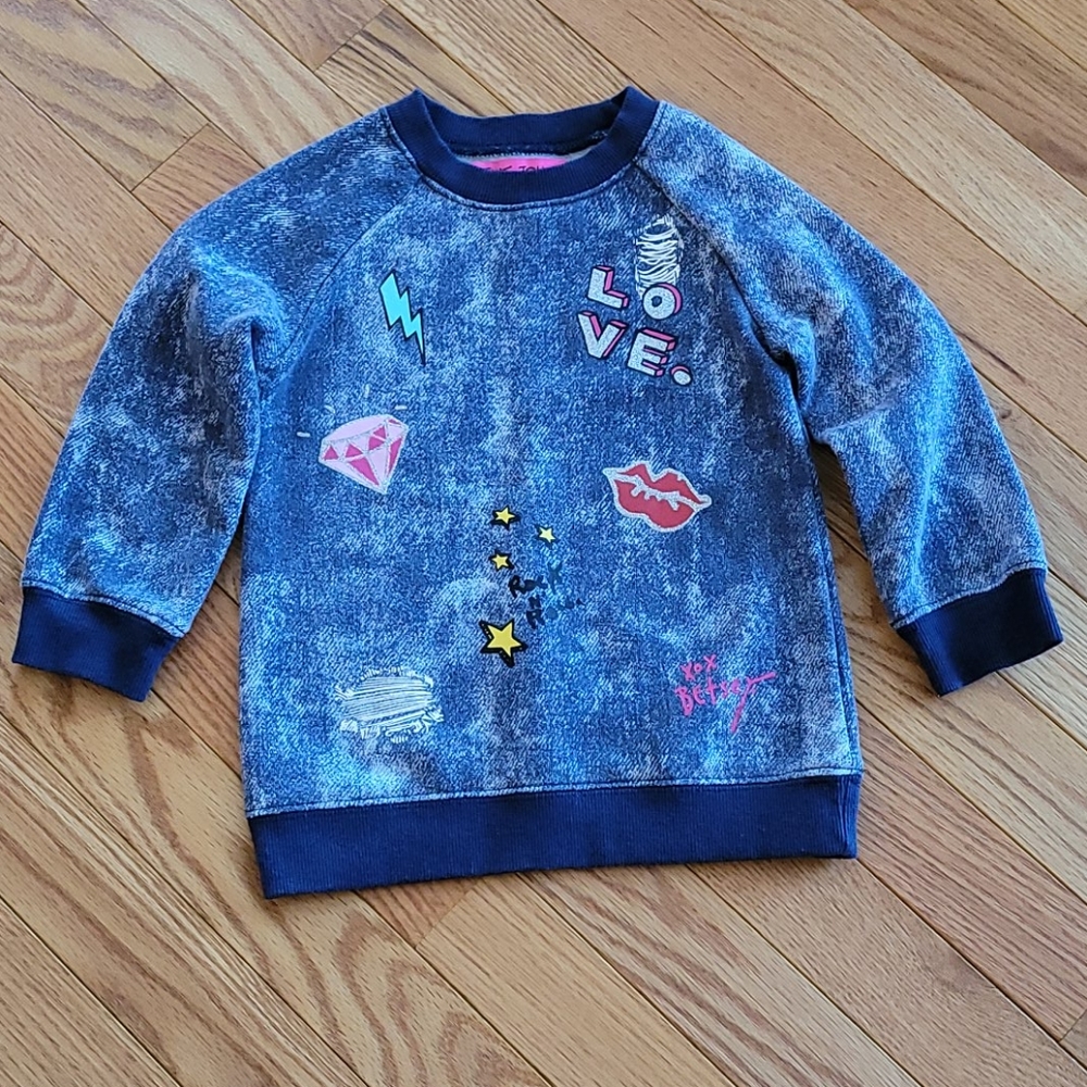Denim Look Sweatshirt